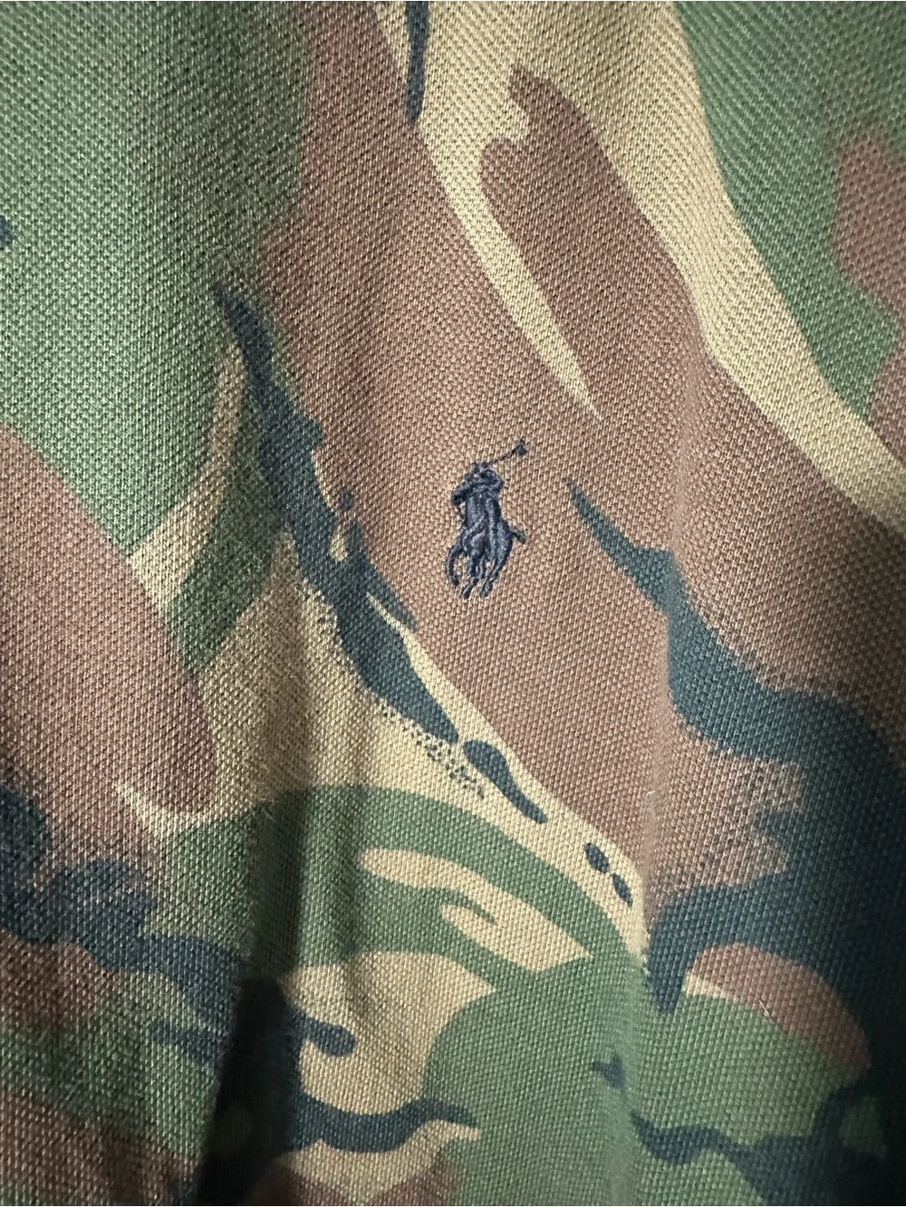 Polo Ralph Lauren Camo Print Polo Shirt 3XLT